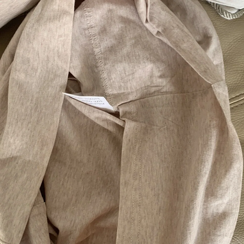 Duvet cover set of 3 pieces stretching‎ beige queen